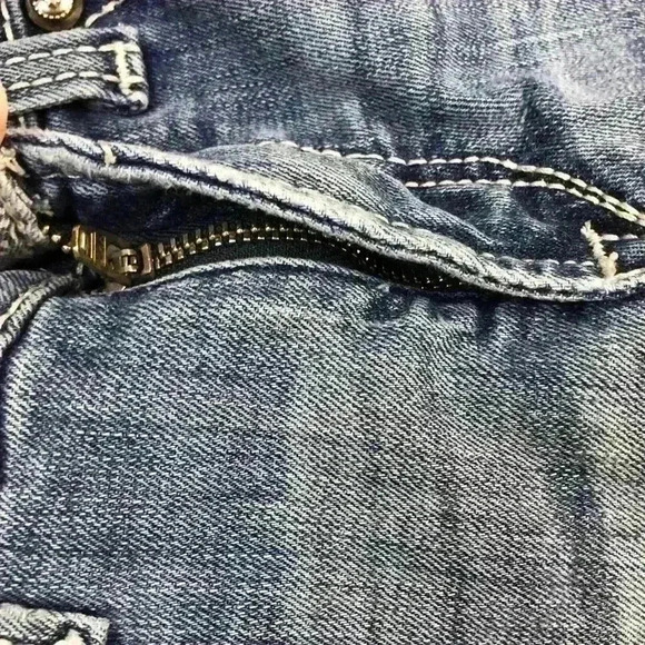 Ariat REAL Denim Light Wash Cotton Blue 5-Pocket Jeans - Picture 9 of 13